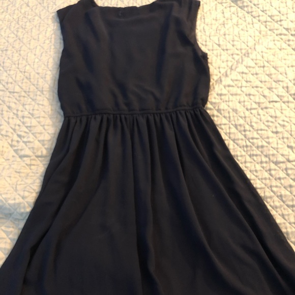 YA Los Angeles Little Black Dress. Sequin accents. Size L. - Picture 2 of 5